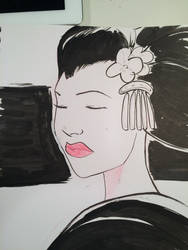 Geisha sketch