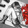 Touka Kirishima Ghoul form Ink Art