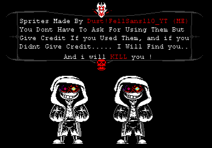 DustDust Sans - Undertale - AK1 MUGEN Community