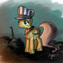 Fluttershy the Train Conductor