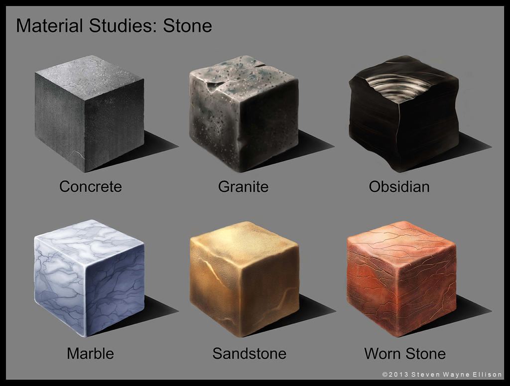 Syntax Stone Stone Studies by StevenWayneArt on DeviantArt