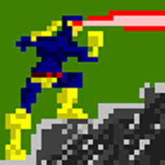 8-bit Cyclops 70's style