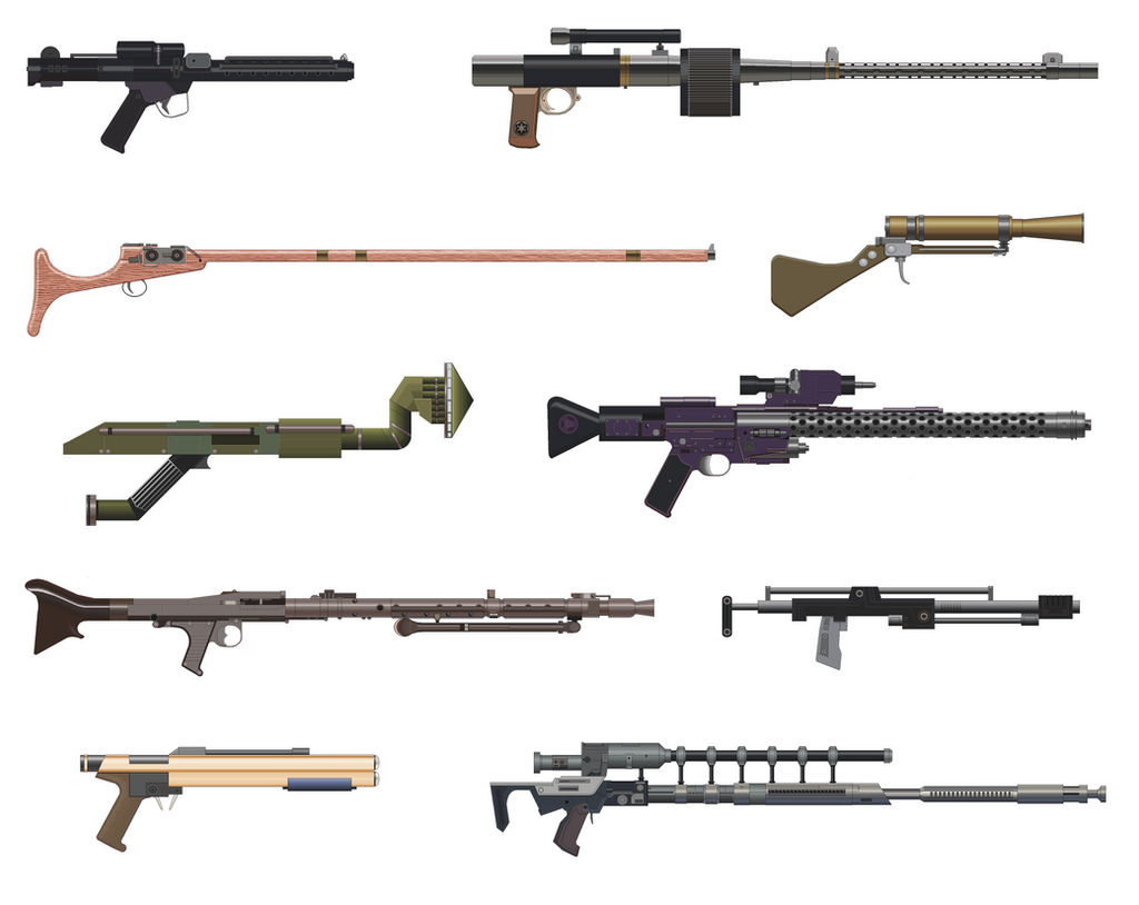 Blaster Rifles by Codemus on DeviantArt