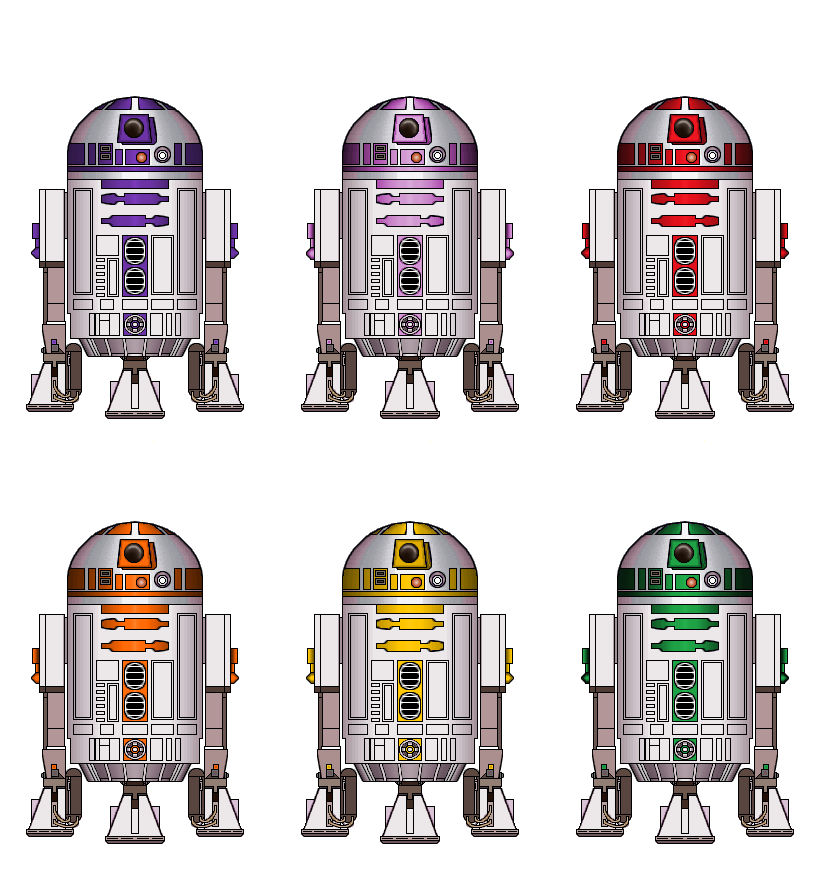 R2 Droids by Codemus on DeviantArt