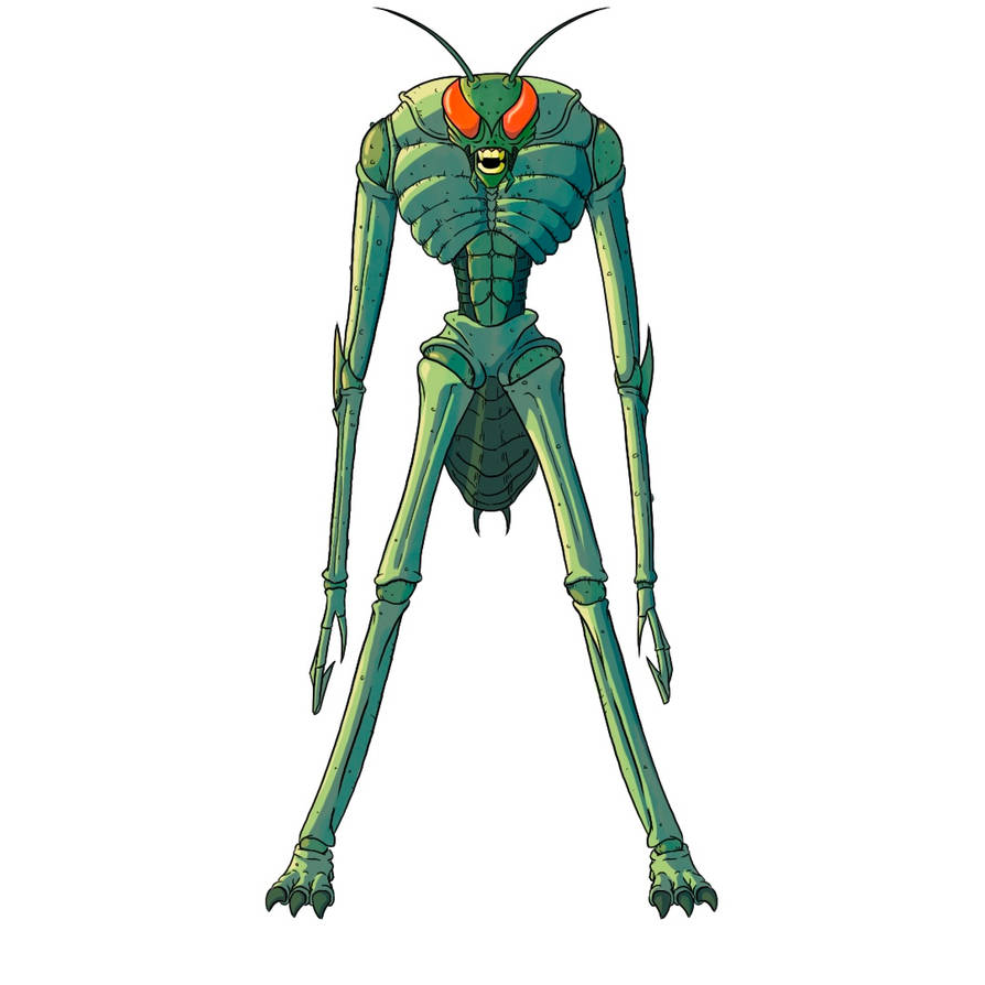 Mantis Digimon Praying Mantis Mutant by jeremythedrawer on DeviantArt