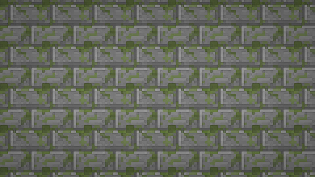 Minecraft Mossy Stone Texture