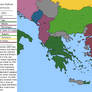 Southern Balkan peninsula in 1941