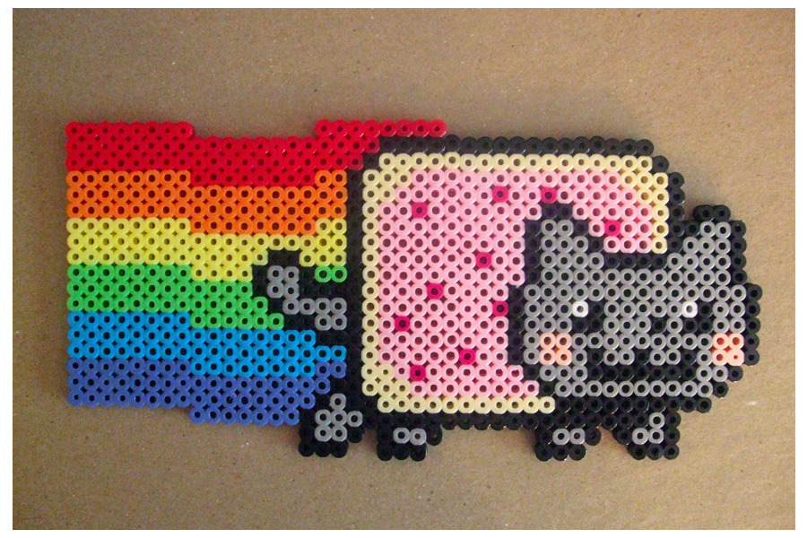 .:nyan cat bead sprite:.