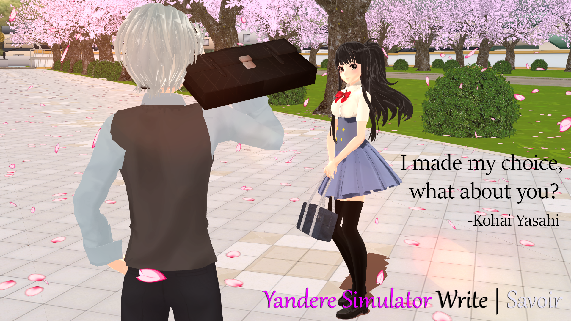 Yandere Simulator Write  Savoir by JasonWrite29 on DeviantArt