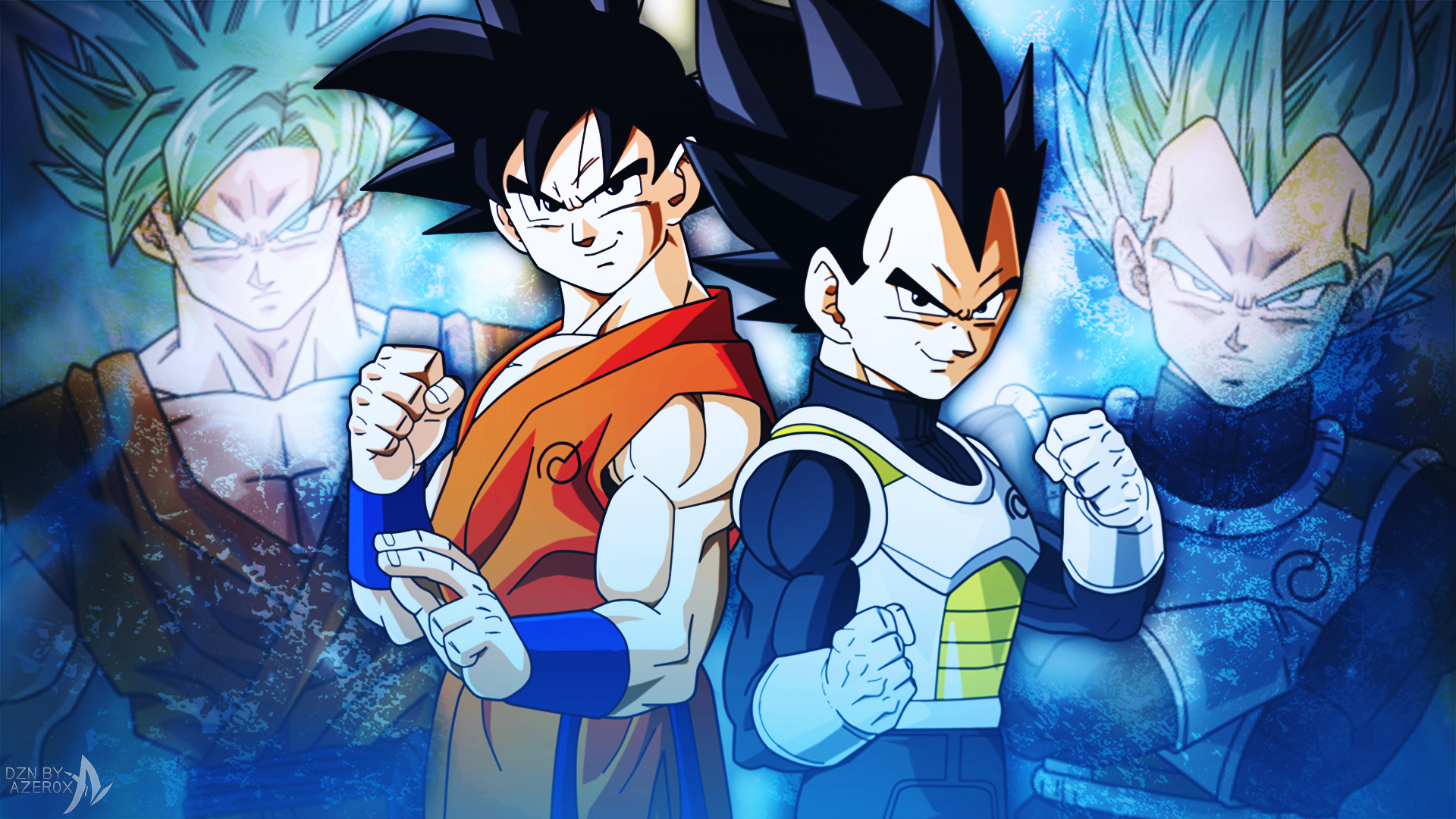 Goku & Vegeta, Dragon Ball Super  Anime dragon ball super, Anime