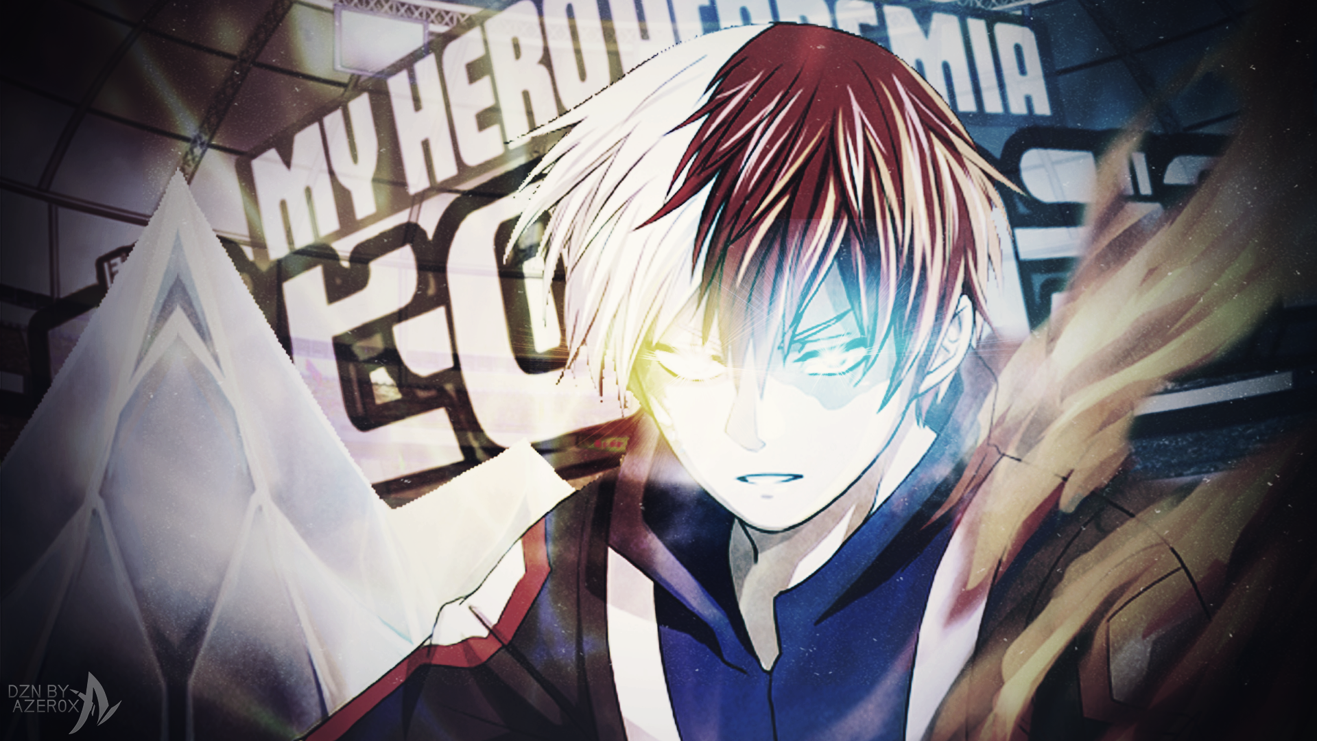 Todoroki Wallpaper (Morrowzoka) by Morrowzoka on DeviantArt