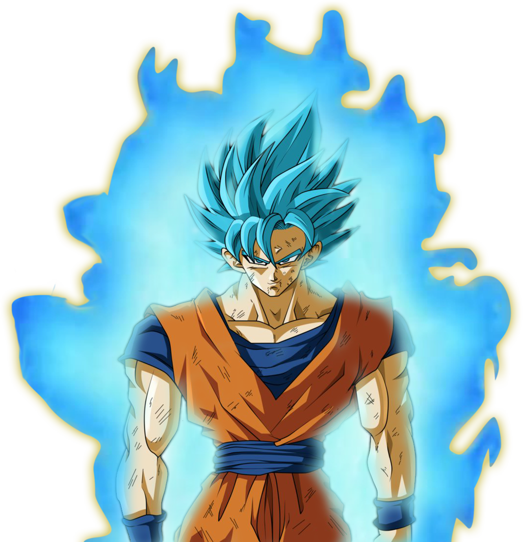 Goku Super Saiyan Blue Injured Mixed Gi By Aashananimeart - Goku