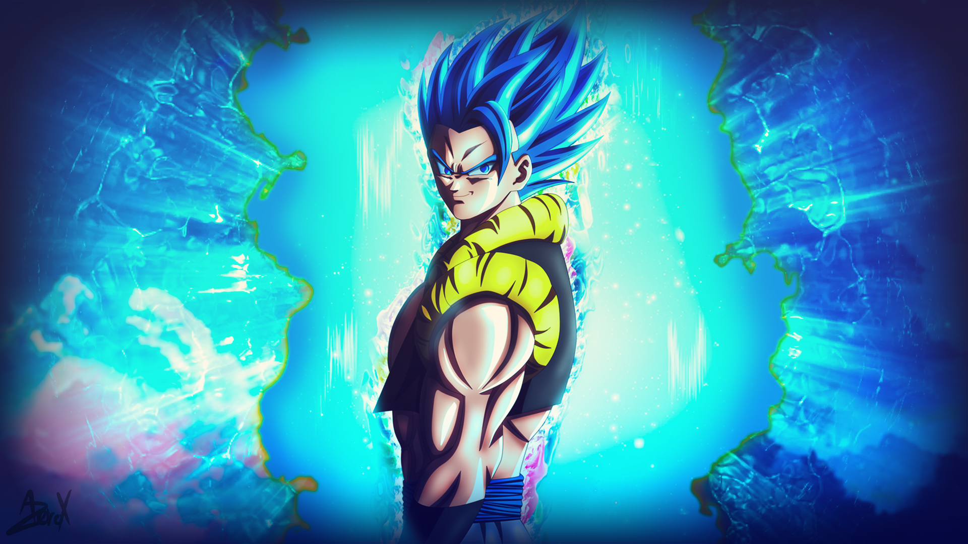 Gogeta Blue!! by ULTIMATEbudokai3 on DeviantArt