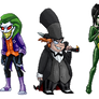 The Joker, the Penguin, and the Riddler