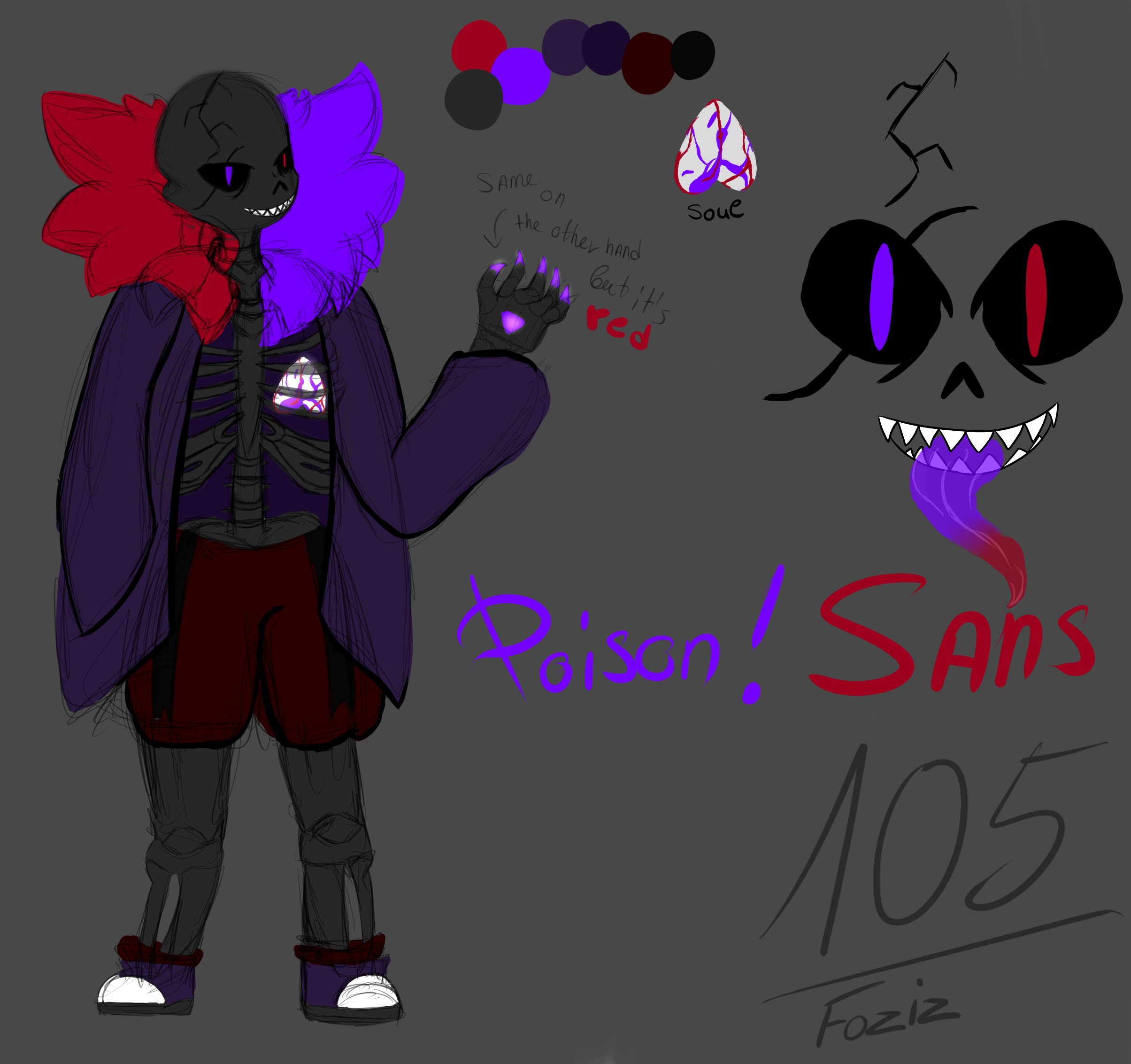 Reaper Sans (Grim) Ref by SylvellaArt on DeviantArt