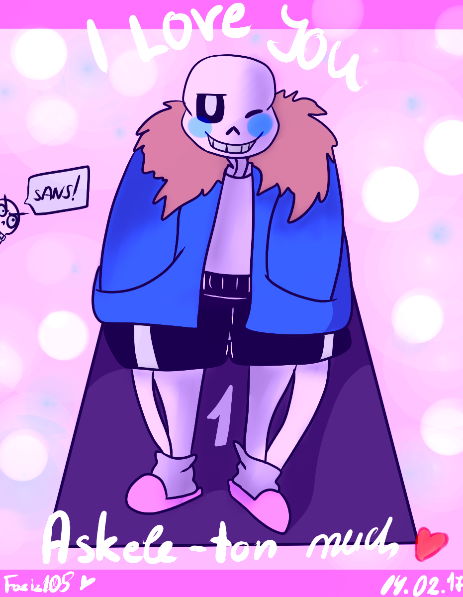 Sans wishes you a happy V-Day!