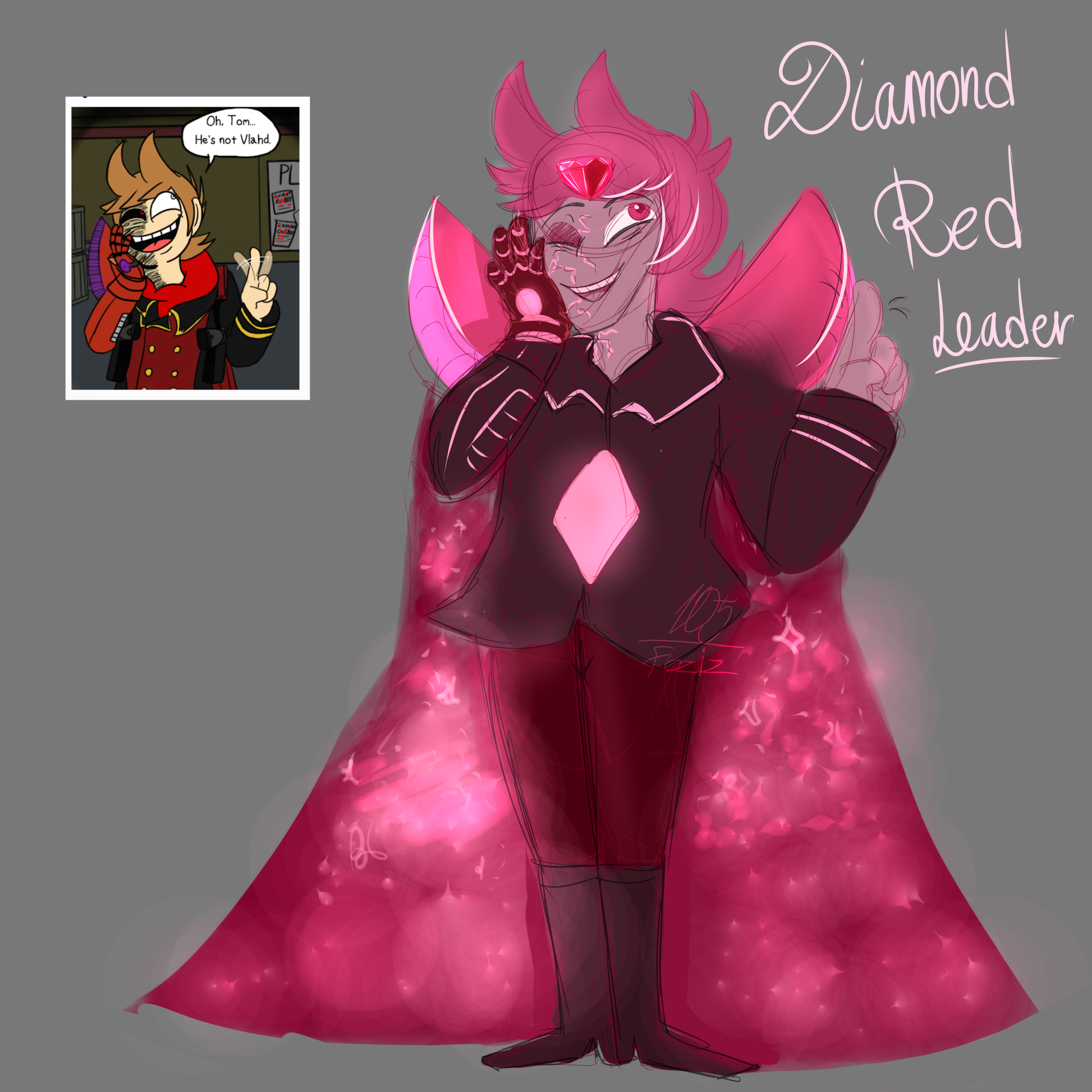 (TBATF Fan Art) Diamond Red Leader by Foziz105