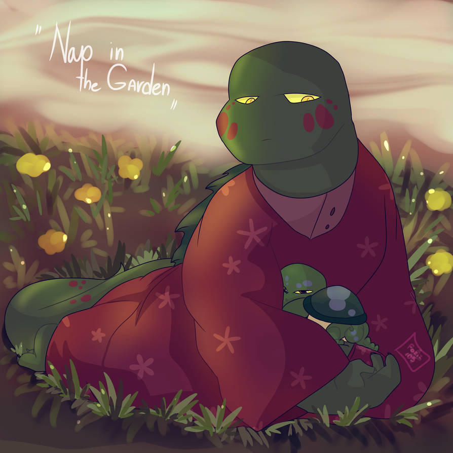 Nap in the Garden by Foziz105