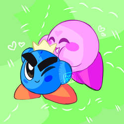 Kirby and Prince Fluff