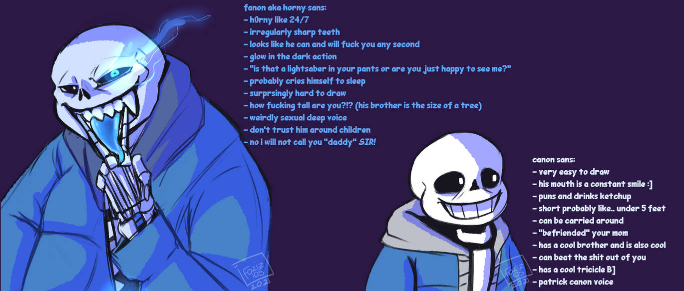 Fanon Vs Canon Sans Meme By Foziz105 On Deviantart Fanon Vs Canon Sans Meme By Foziz105 On Deviantart
