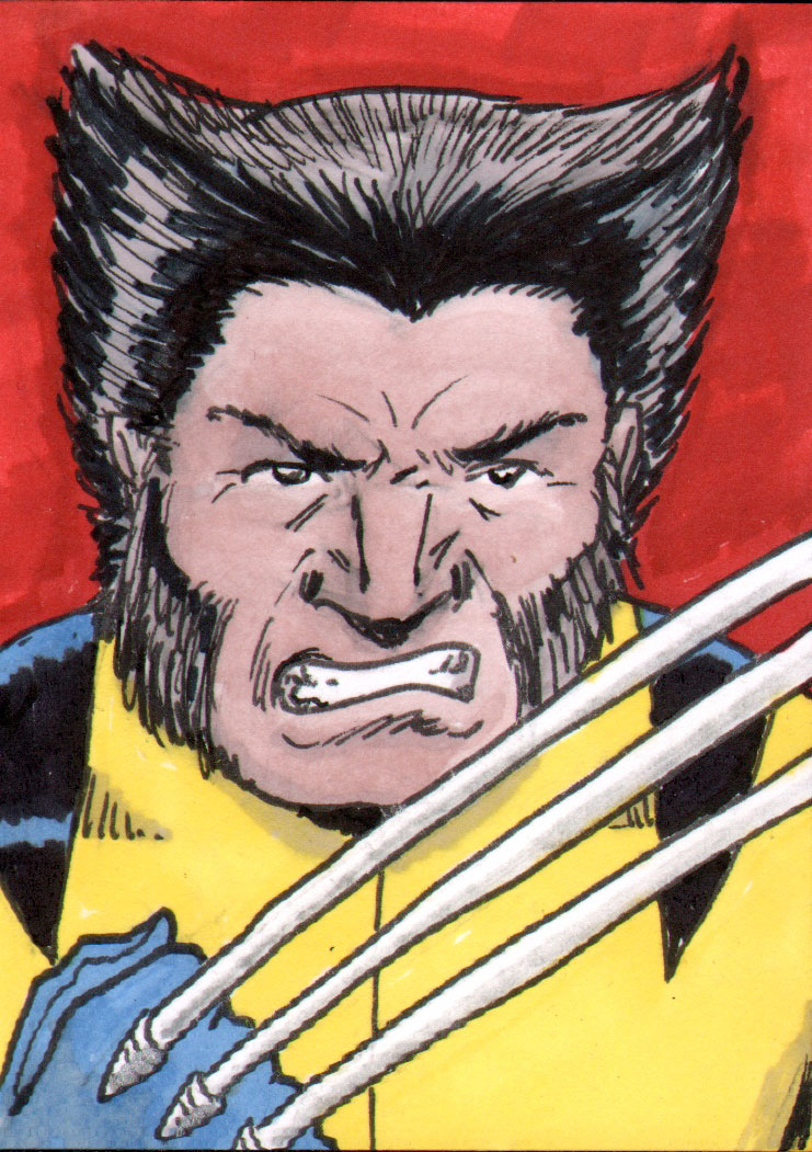 Wolverine Sketch Card - ECCC