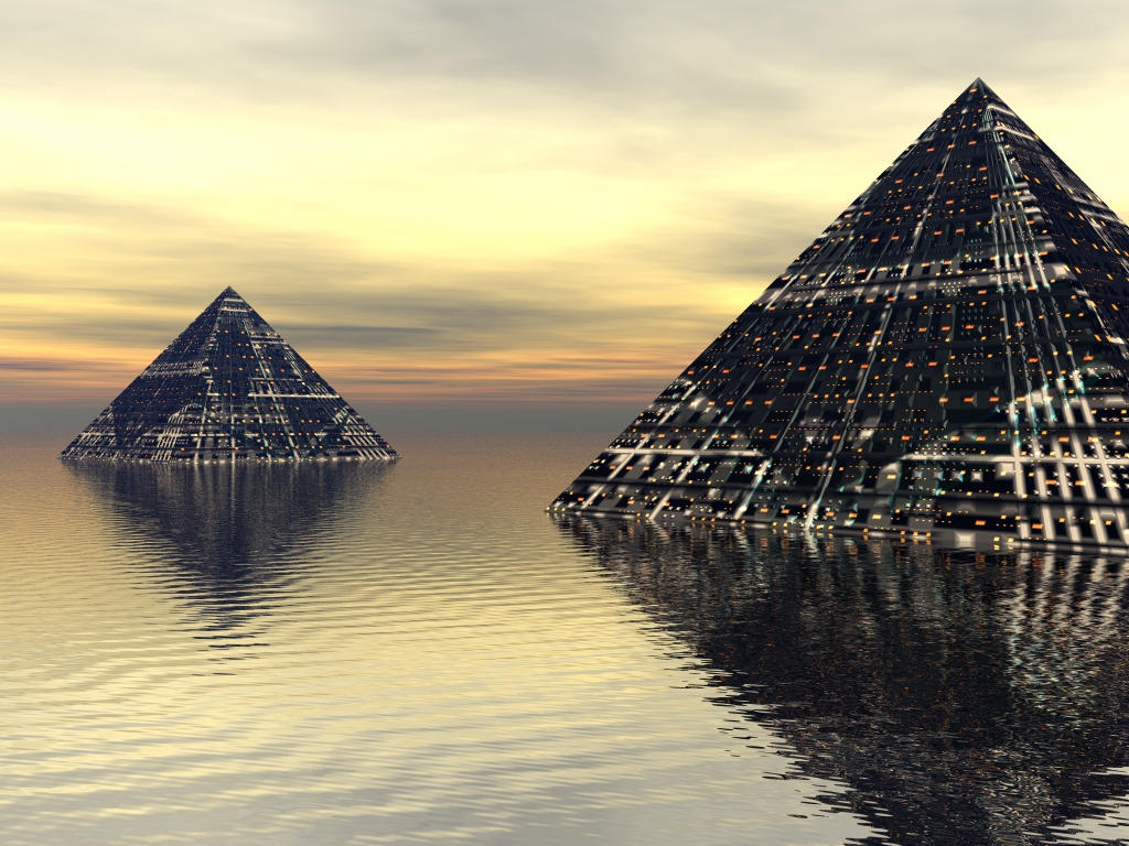 The Tech Pyramids by sgokbaba on DeviantArt