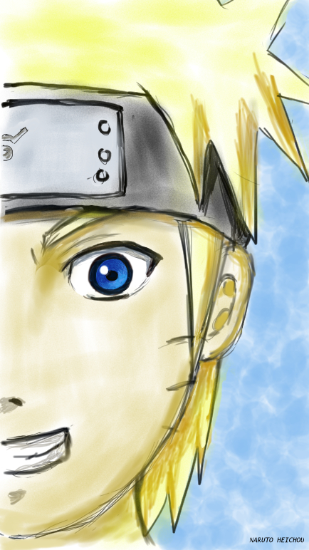 Drawing Naruto Face With Horizontal Lines by DrawingTimeWithMe on DeviantArt