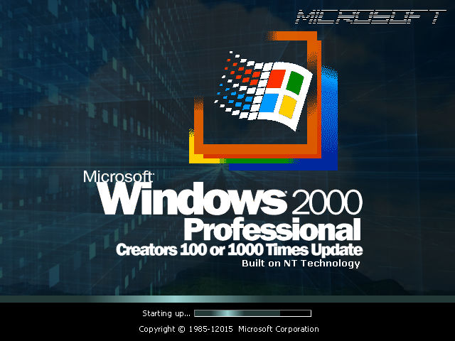 Windows 2000 Creators of 100 or 1000 Times Update by TNVJRomanian on ...