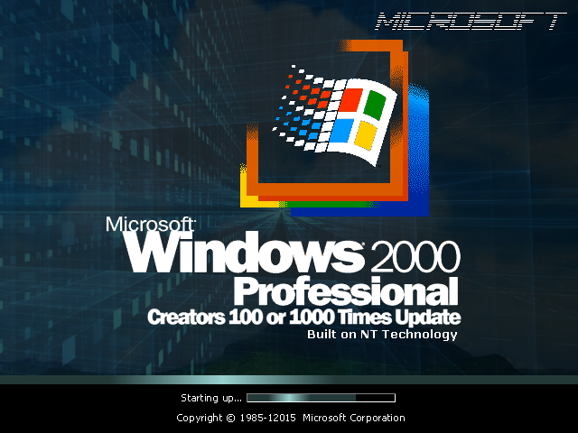 Windows 2000 Deviantart Windows 2000 Creators of 100 or 1000 Times Update by TNVJRomanian on ...