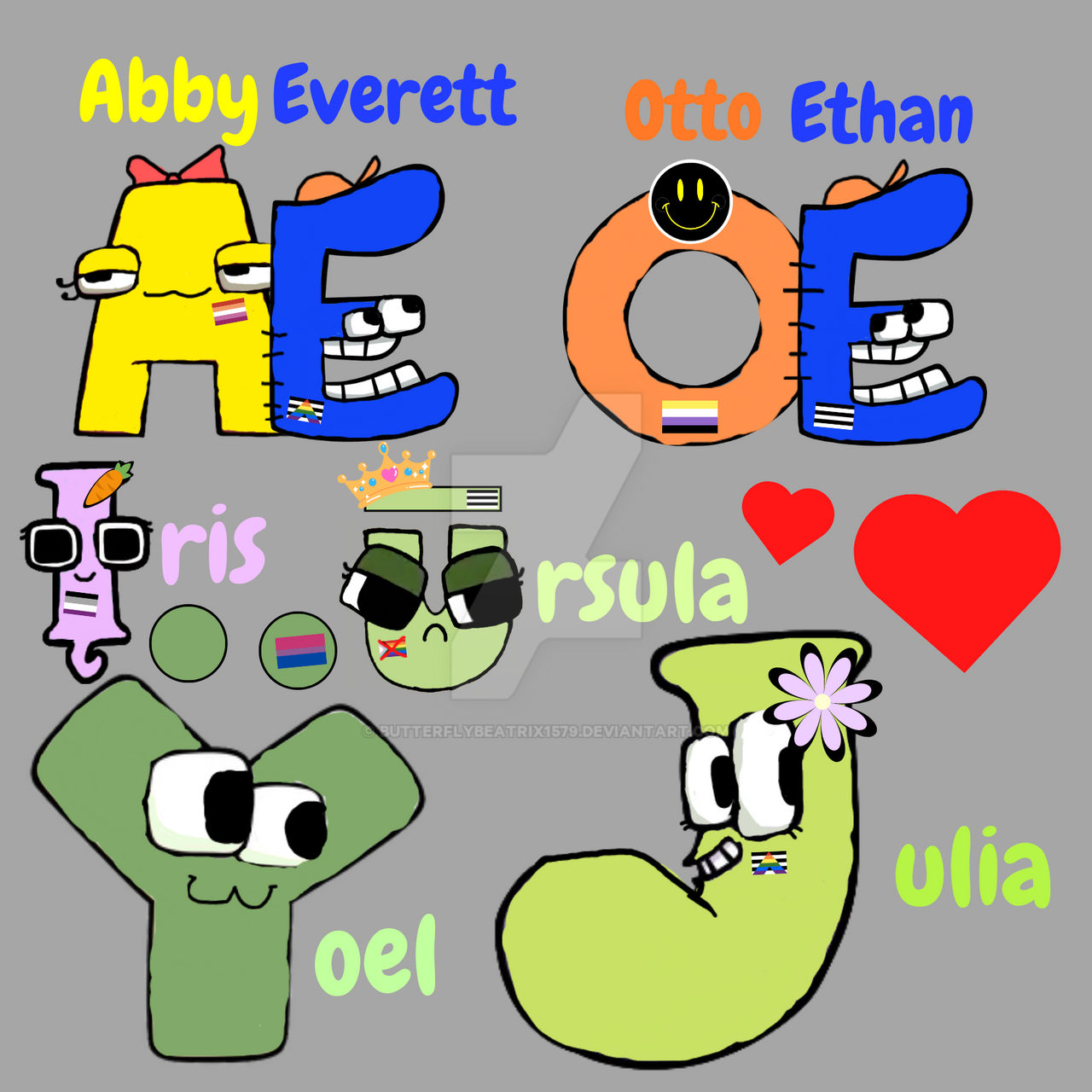 New alphabet lore OCs! by KumaDraws334 on DeviantArt