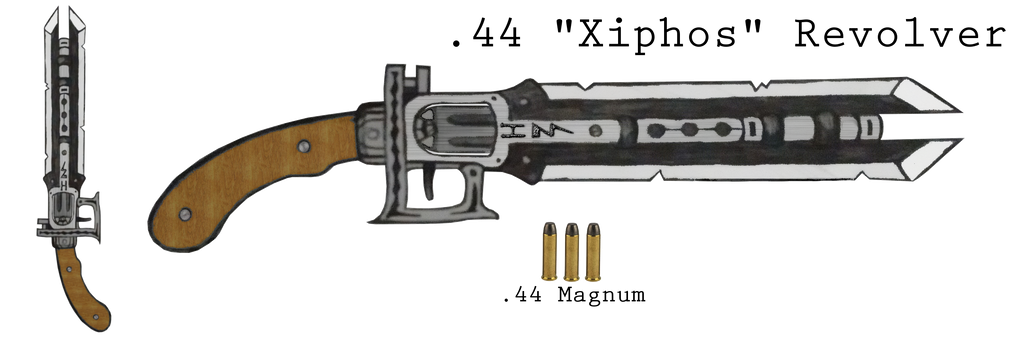.44 Gunblade ''Xiphos'' by HypnoZeus .44 Gunblade ''Xiphos'' by HypnoZeus