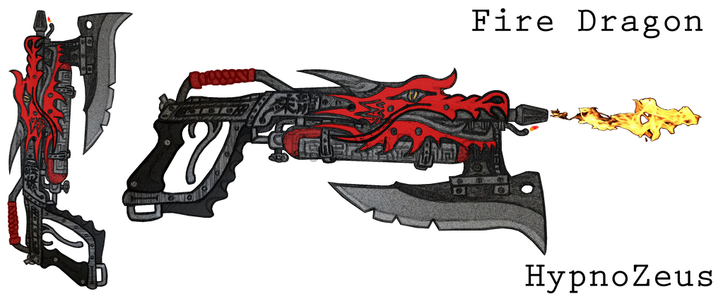 Fire Dragon Flamethrower by HypnoZeus Fire Dragon Flamethrower by HypnoZeus