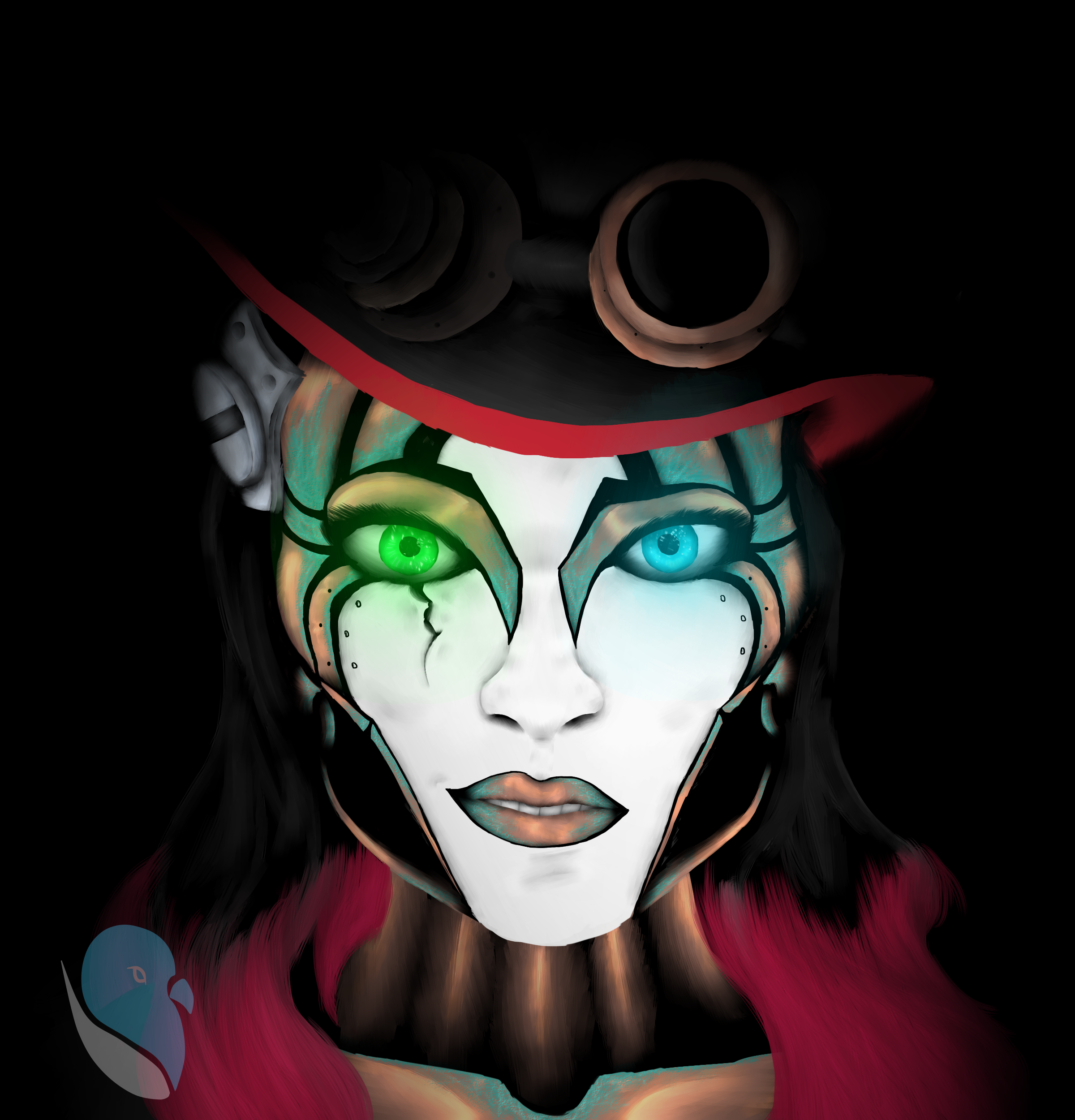 Rabbit (Steam Powered Giraffe Speedpaint)