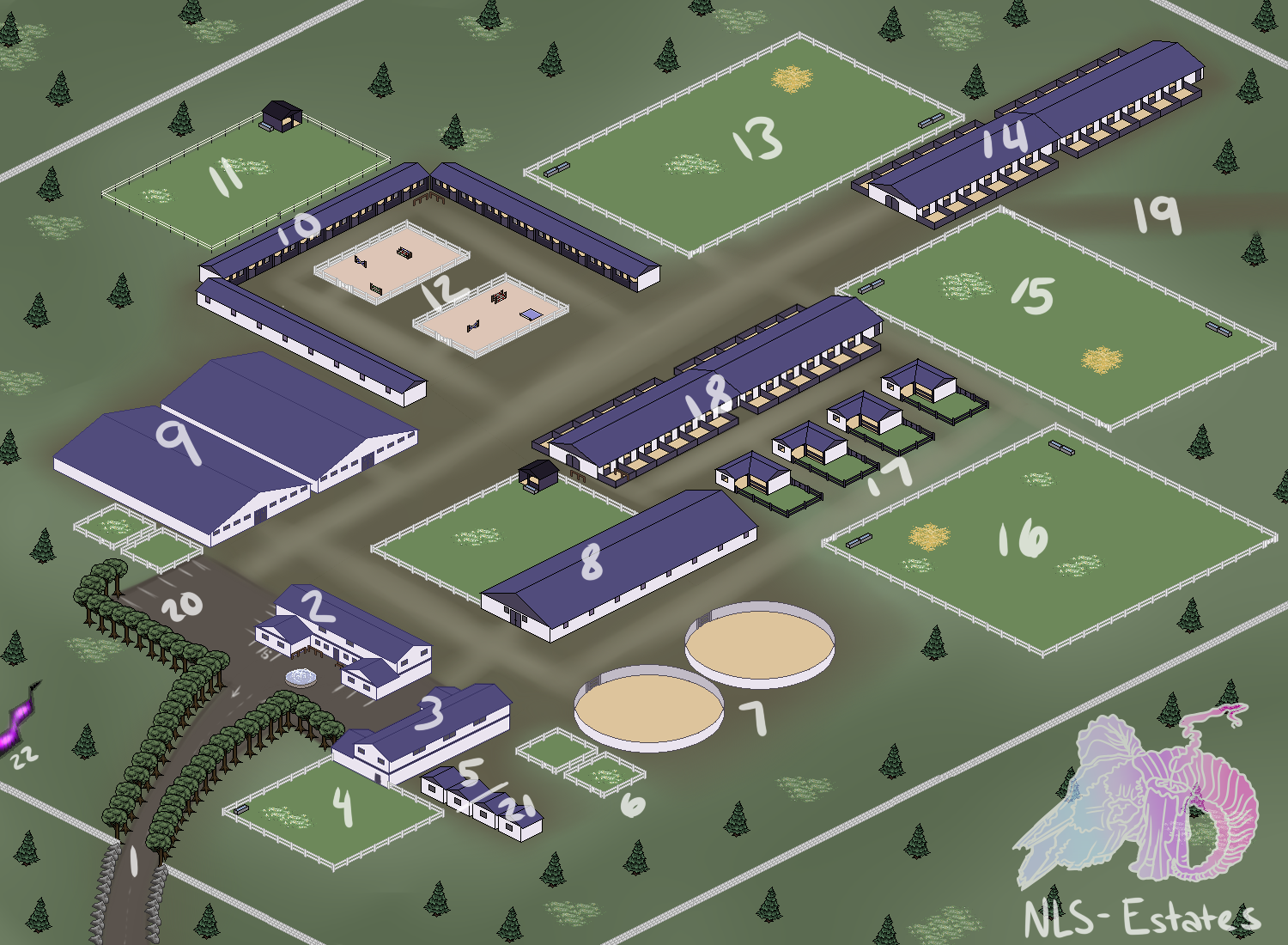 NLS-Estates Map