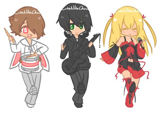 Soft Marching Chibi Samples by CuteNikeChan Soft Marching Chibi Samples by CuteNikeChan