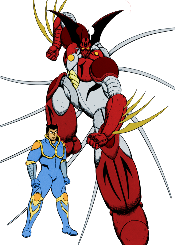 Getter Robo Arc - Takuma and Arc (REMAKE) by Destroys30 on DeviantArt