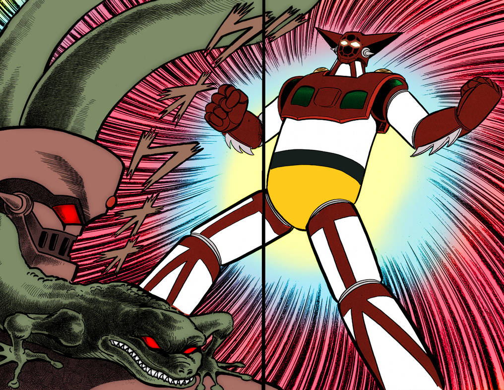 Getter Robo - Vol.1 Pg.308 and 309 Color by Destroys30 on DeviantArt