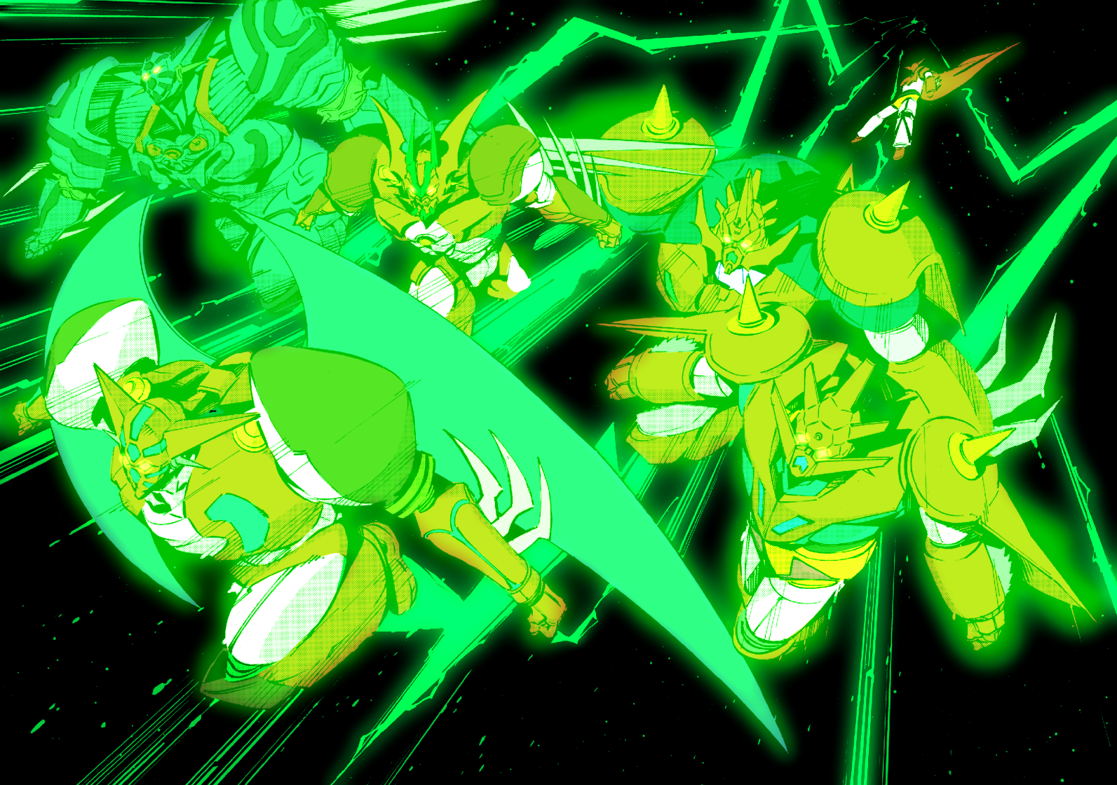 Getter Robo Anthology-Pg.020-021 Color by Destroys30 on DeviantArt