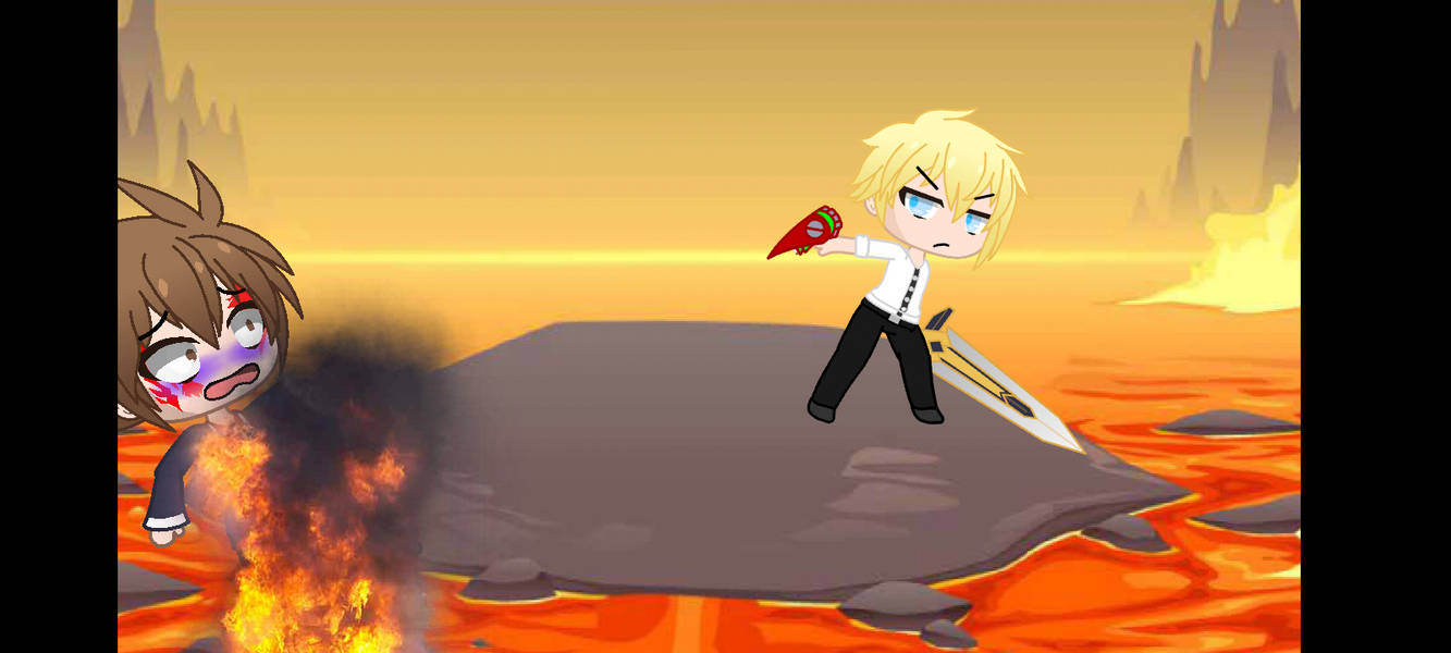 Issei Enraged Issei falling to his fiery grave by Destroys30 on DeviantArt