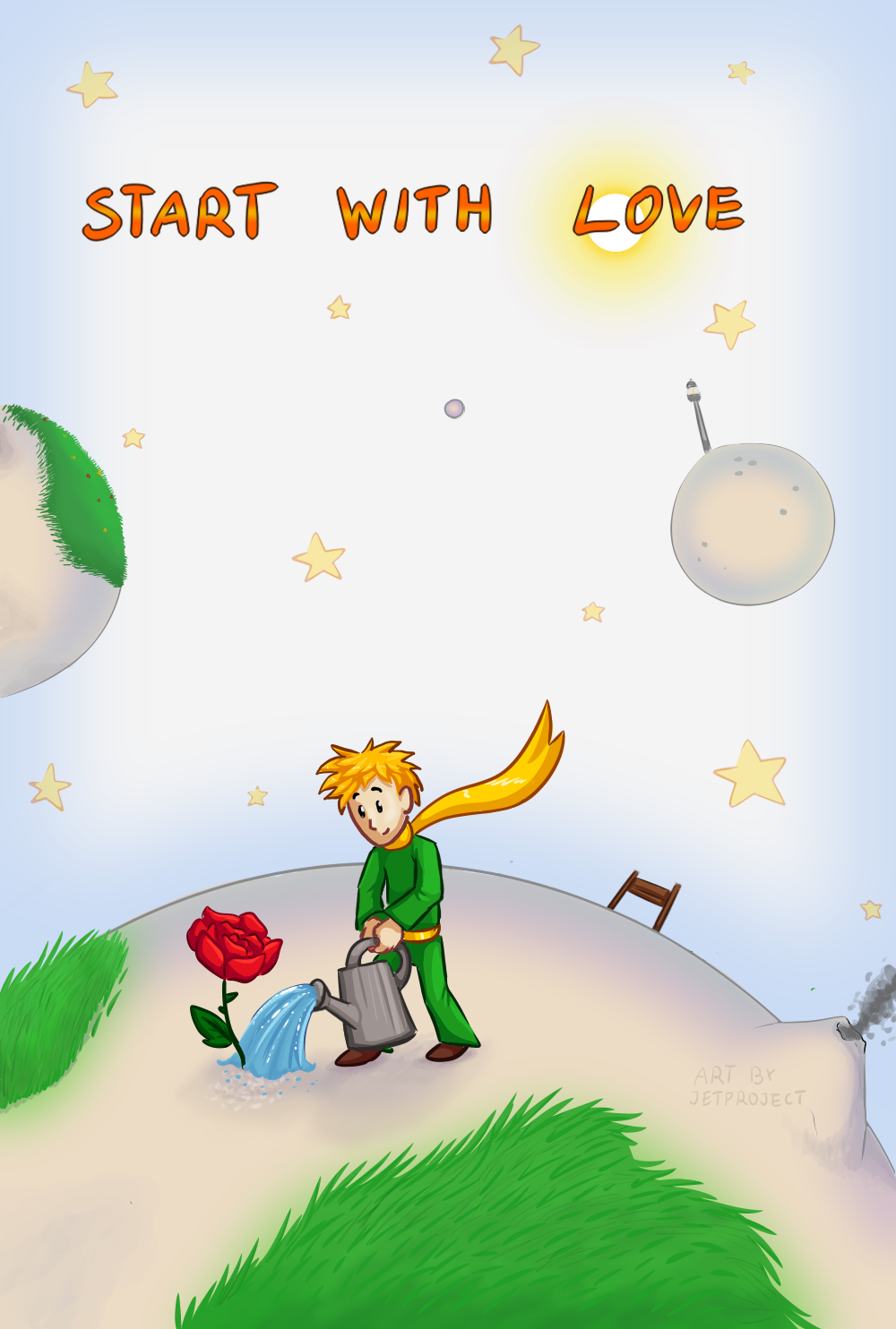 Start with love - The Little Prince fanart