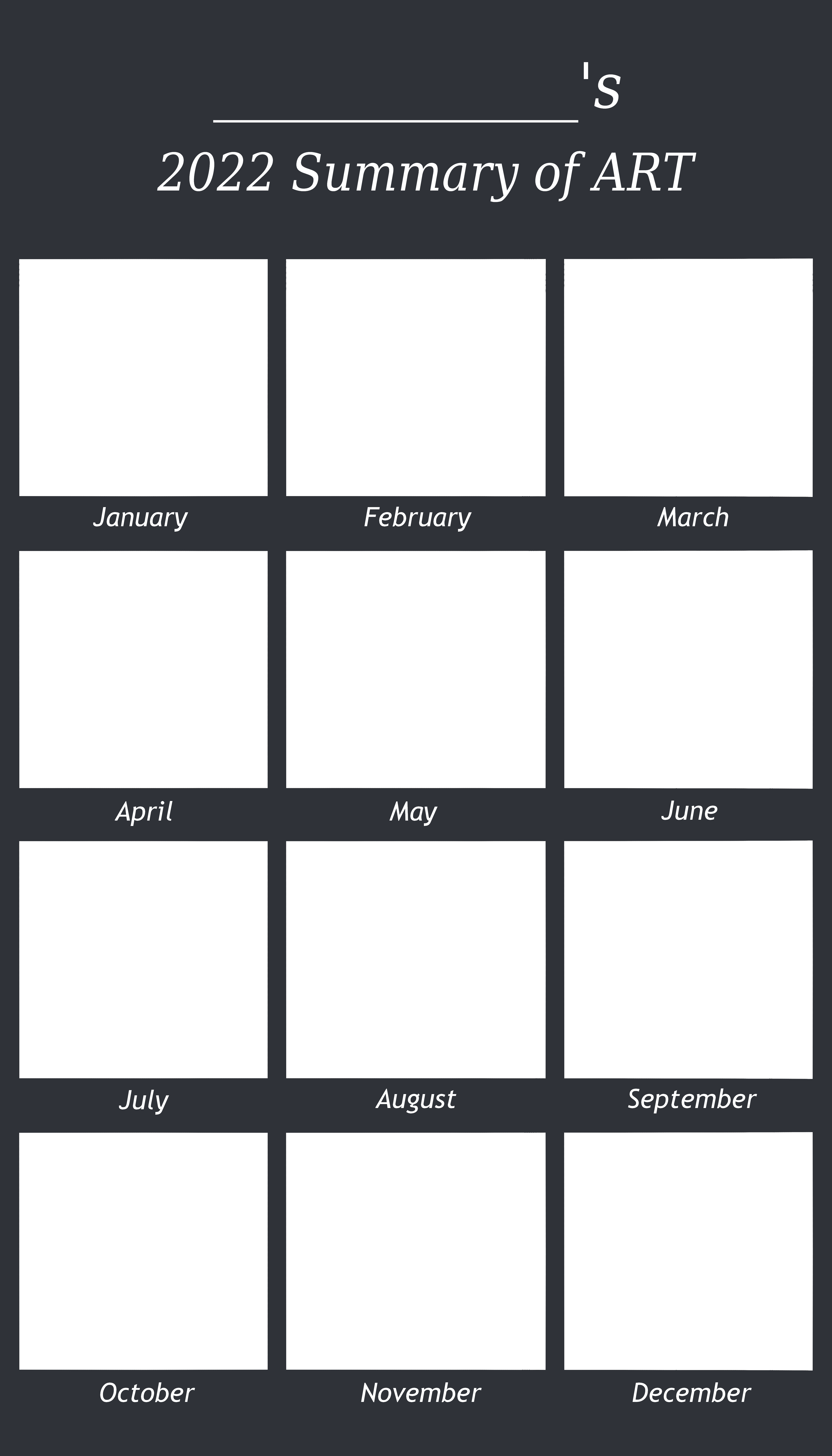 2022 Summary of Art TEMPLATE by JetProject on DeviantArt