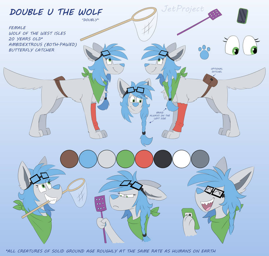 Double U reference sheet (ver. 1) by JetProject on DeviantArt