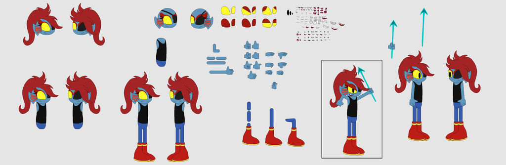 Undyne Builder Sheet by pokemaster7070 on DeviantArt