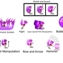 A bunch of Purple Kyle's Powers