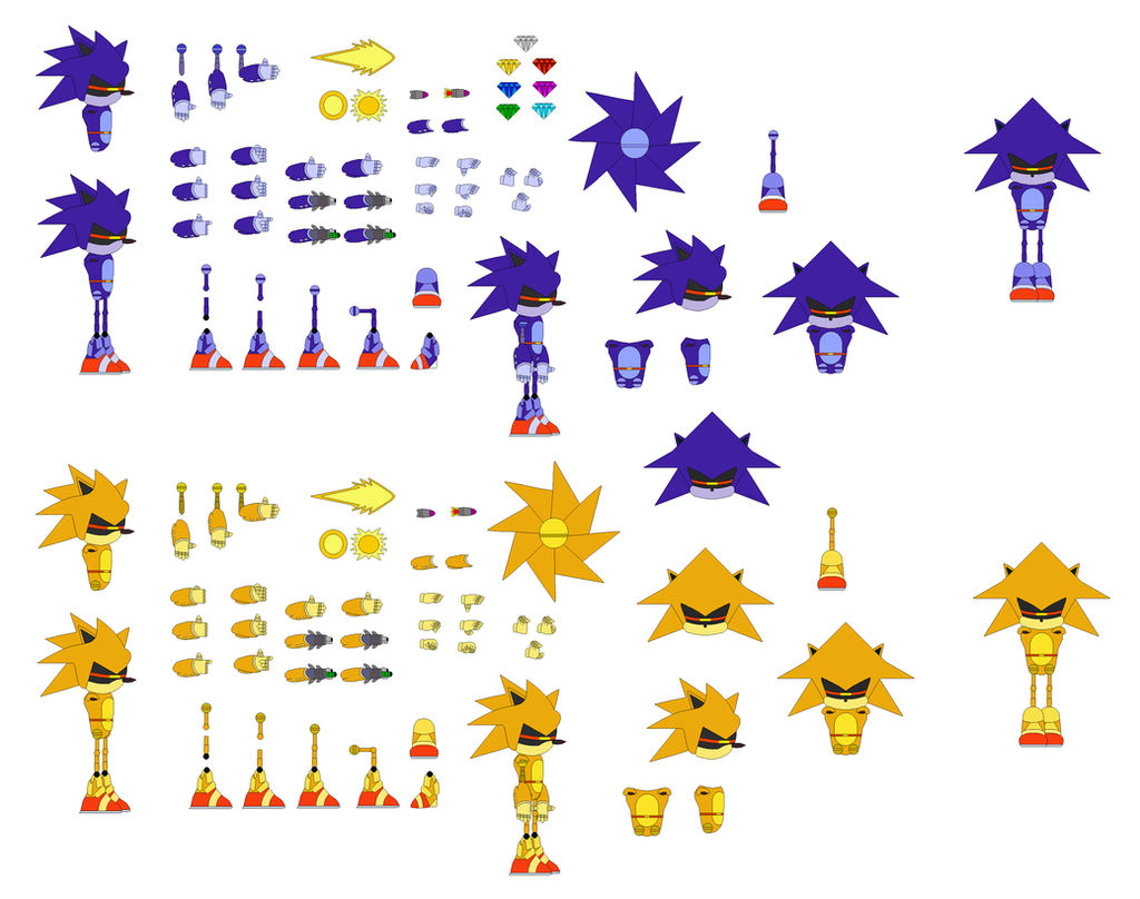 Turbo Mecha Sonic Builder