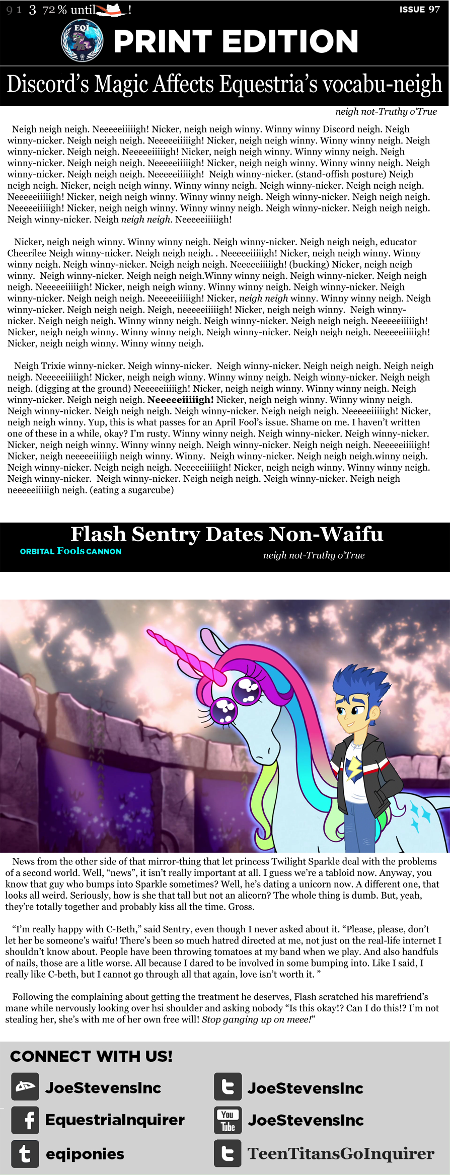 Equestria Inquirer Print Issue #97