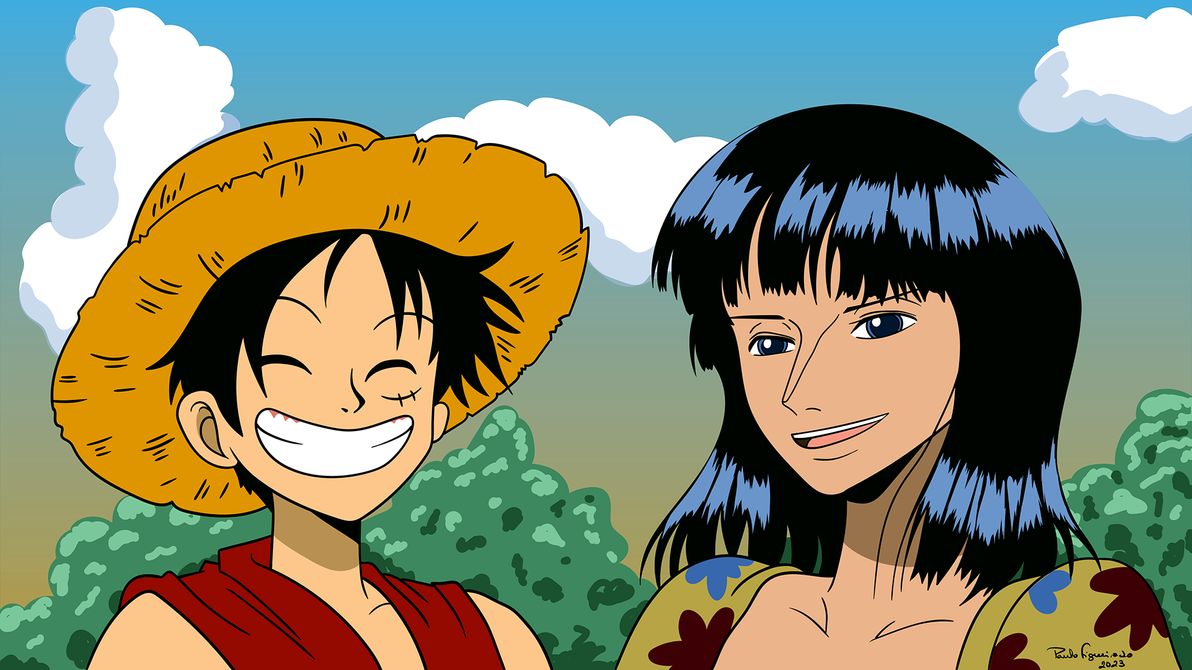 Luffy Rescues Robin Luffy and Nico Robin by PauloFigueiredo on DeviantArt