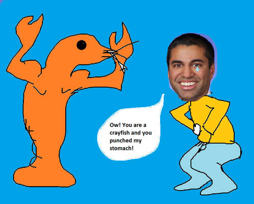 A Crayfish Has Punched Ajit Pai