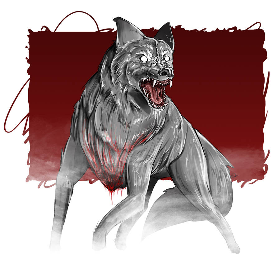 Norse Mythology Beasts: Garm by KayDaKay on DeviantArt