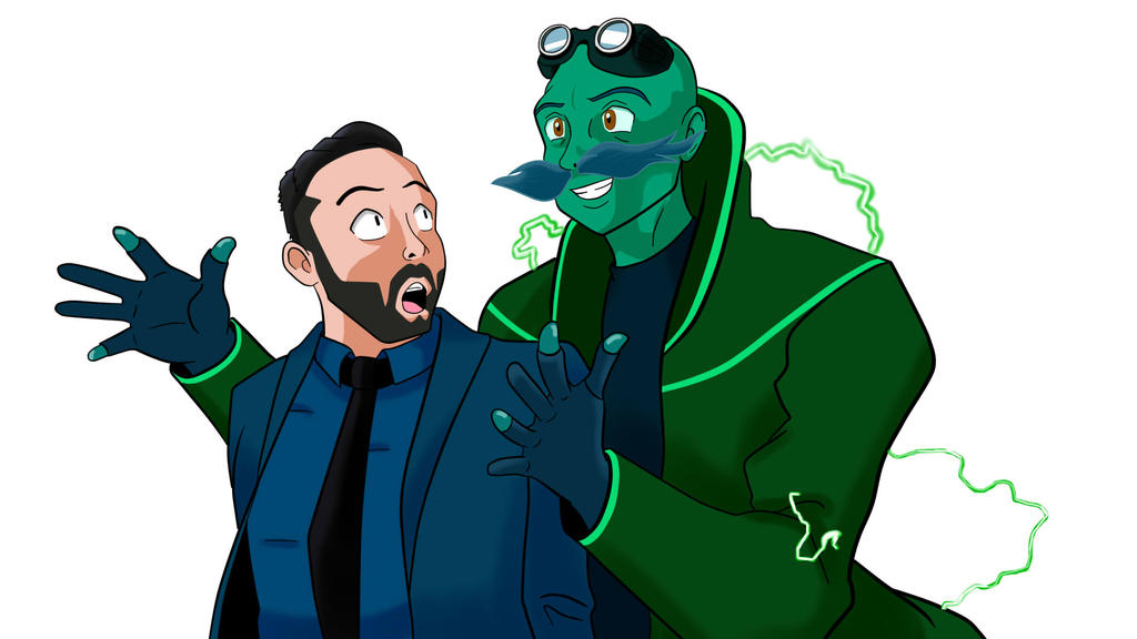 Dr Eggman soprende al agente Roca by angel-de-la-verdad on DeviantArt